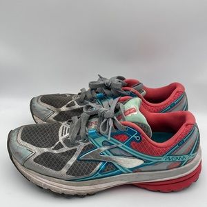 Brooks Ravenna 7 Athletic Women's Running Sneaker Silver Pink 1202081B127 Size 8